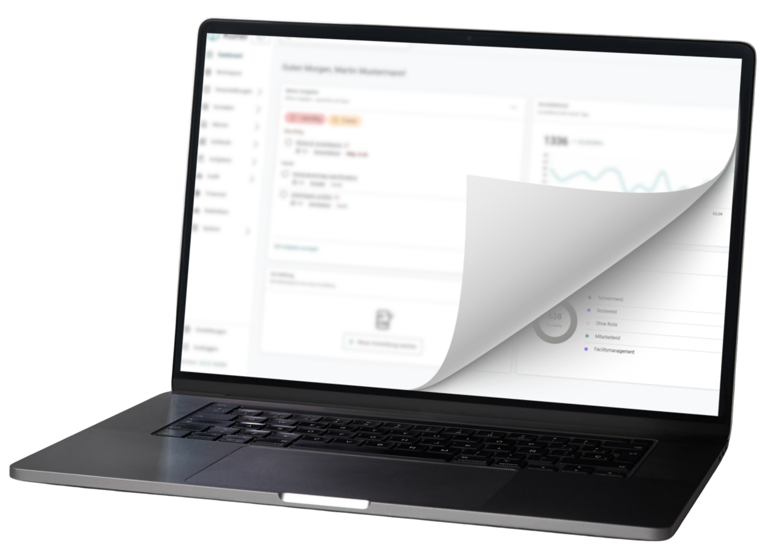 Mockup von KuferONE mit leicht verschwommenen Screenshot