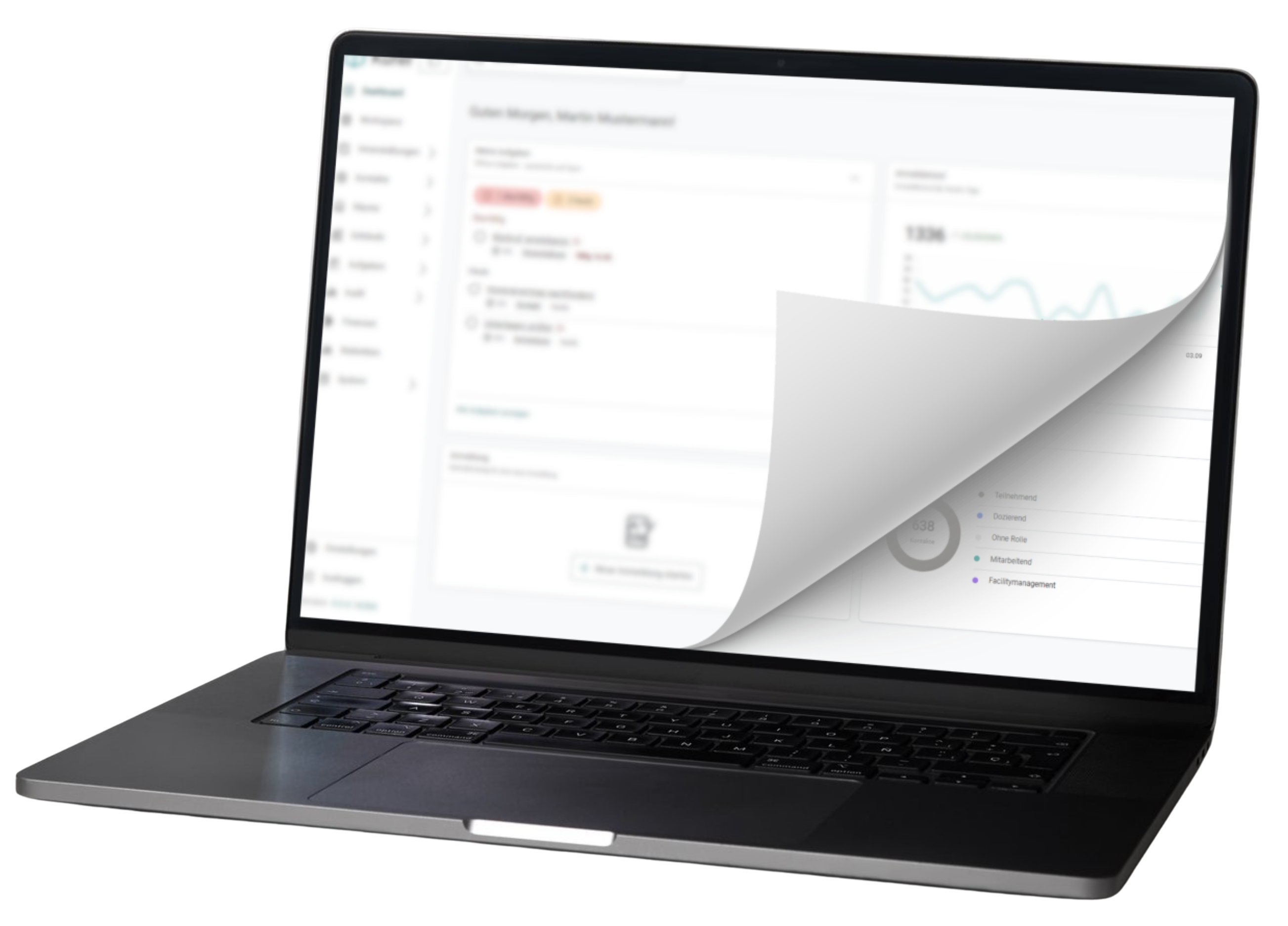 Mockup von KuferONE mit leicht verschwommenen Screenshot