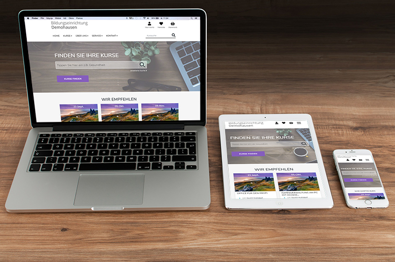 Kufer Webseiten-Layout "Lech" responsive