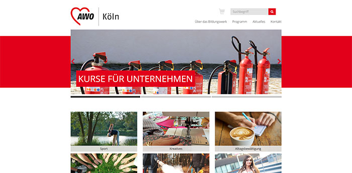 AWO Köln Webseite Kufer