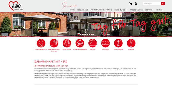 AWO Ludwigsburg Webseite Kufer