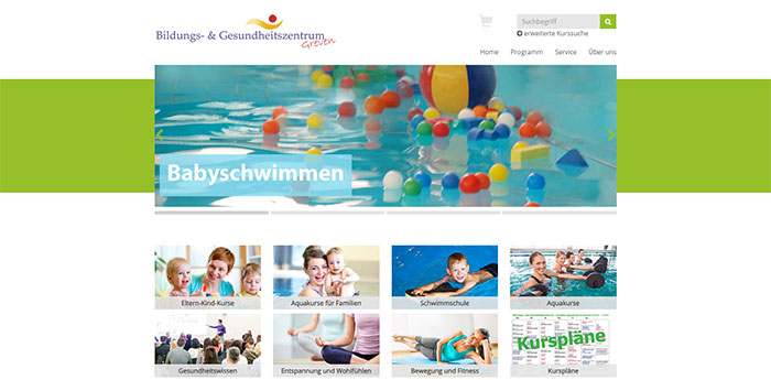 Gesundheitszentrum Greven Webseite Kufer