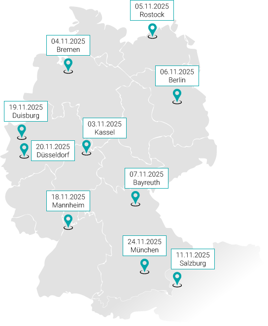 Planung der diesjährigen Anwendertreffen abgeschlossen
