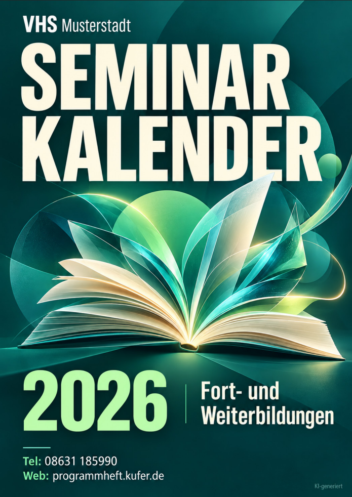 Demo Layout eines Seminarkalenders